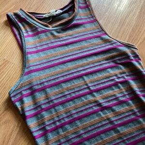 Striped fitted dress